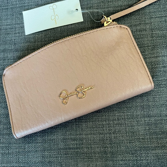 NWT JESSICA SIMPSON PETSY OPEN FLAT BIFOLD WALLET CASE ORGANIZER - Picture 8 of 11